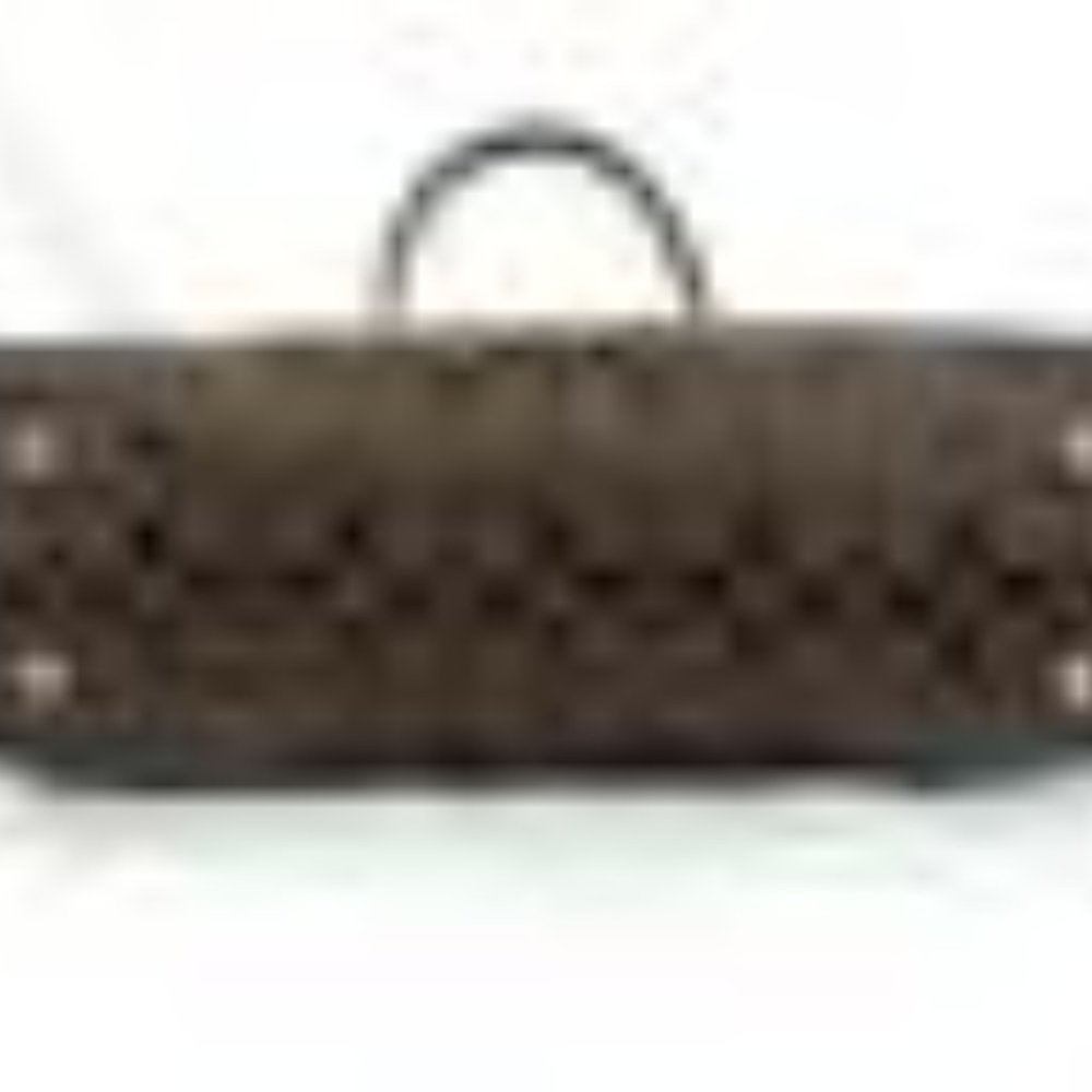 Coach Hampton Python Stripe Black Canvas Leather … - image 5